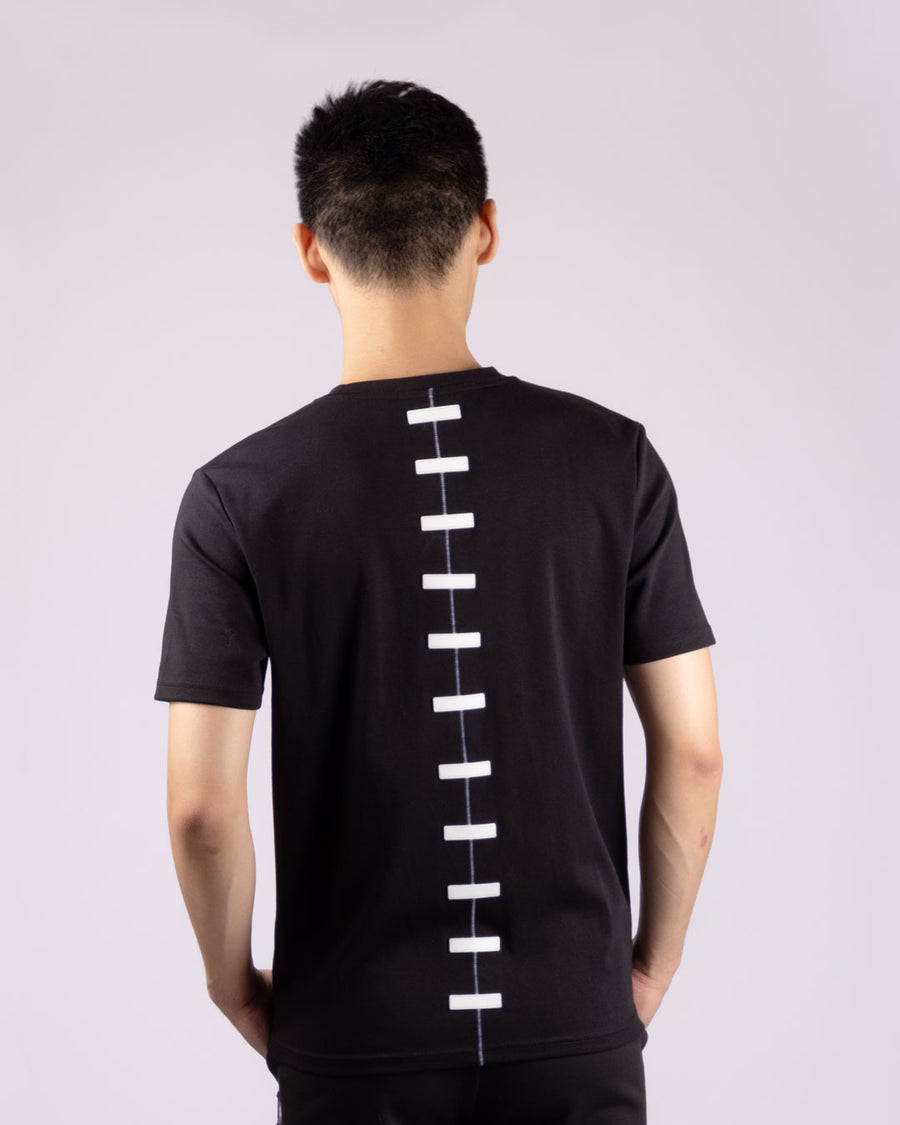 Spine Stitches Logo T-shirt - Black