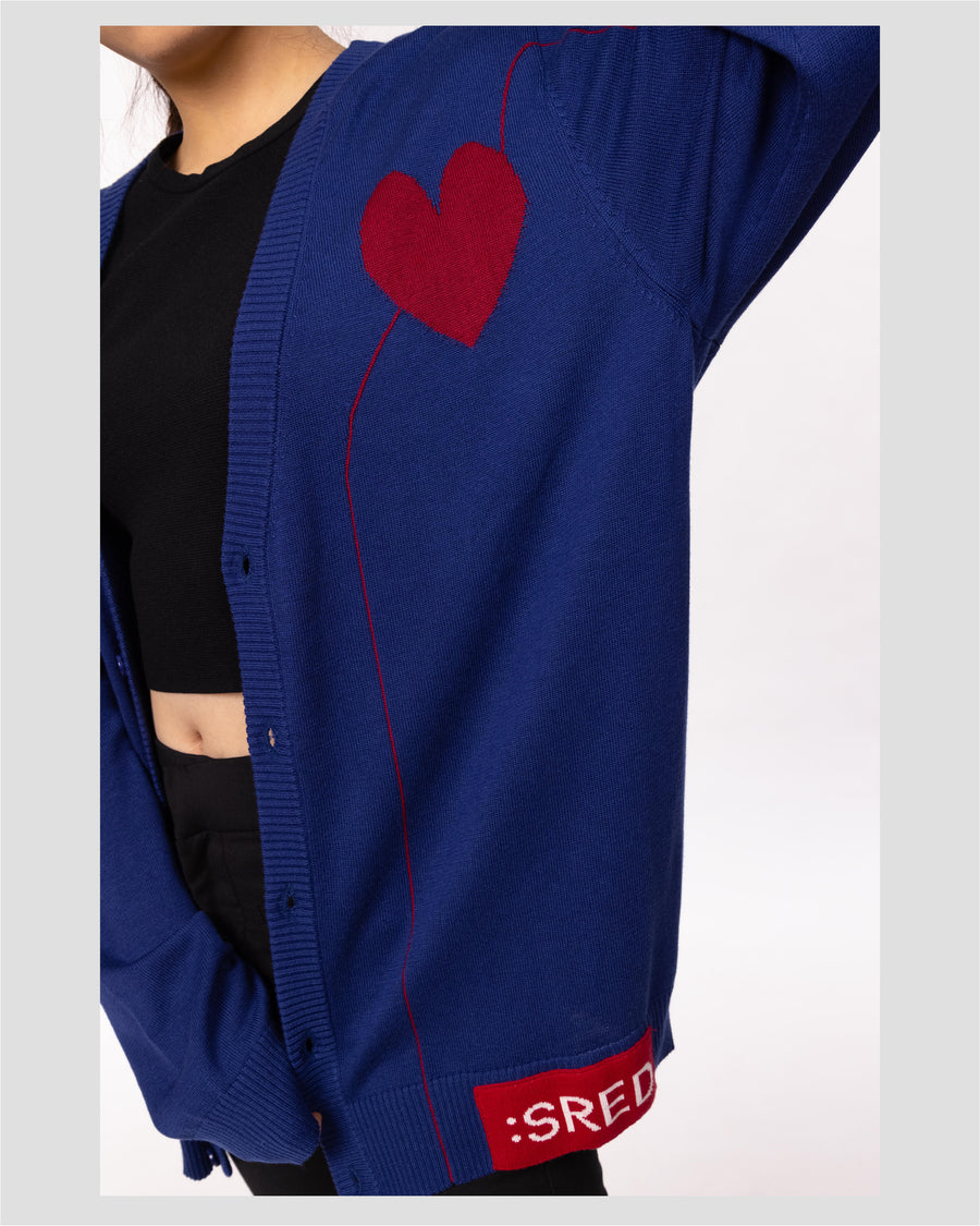 'Heartbeat' Oversized Cardigan